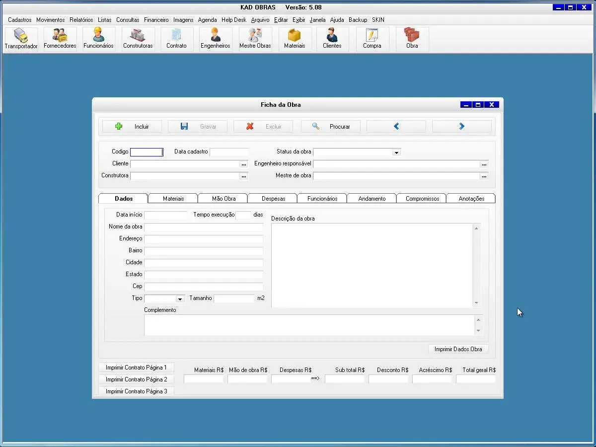 Mestre de Obra  EngWhere Software de Engenharia, Orçamento, Planejamento e  Gestão